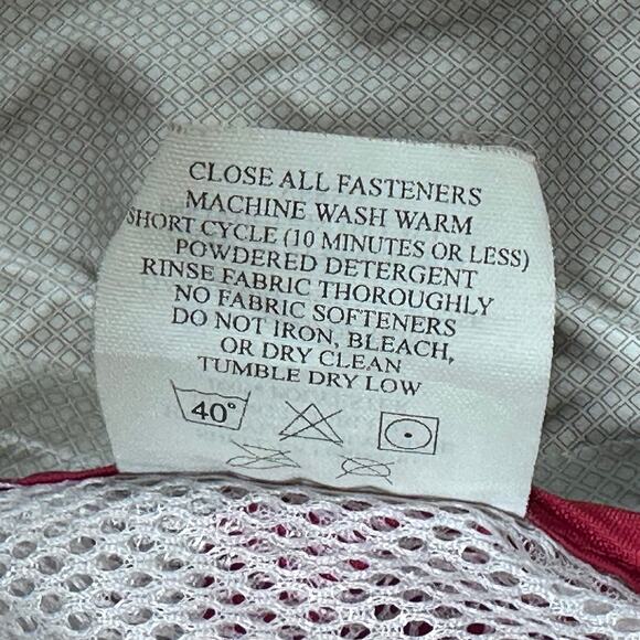 Marmot Lightweight Windbreaker Jacket Womens Small Red‎ Outdoor Hiking Vented - Picture 15 of 16